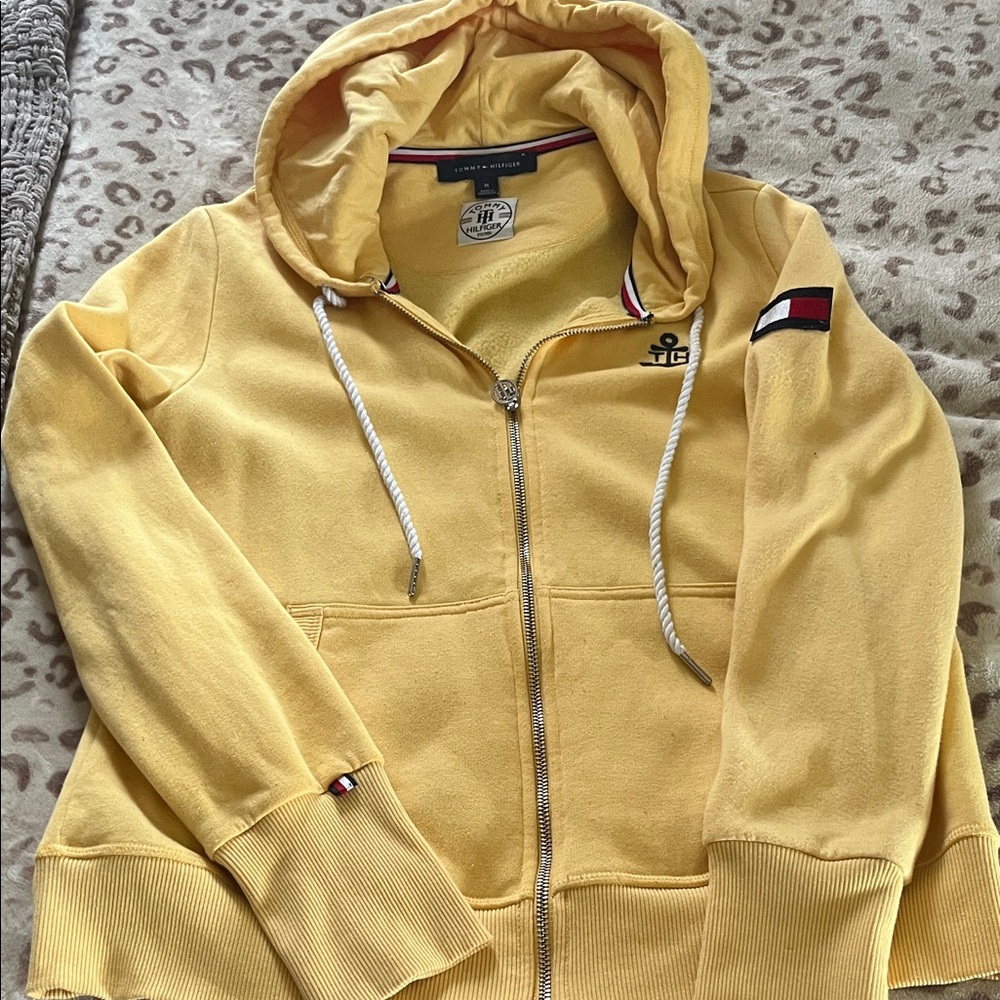 Tommy Hilfiger Sunny Yellow Full-Zip Hoodie